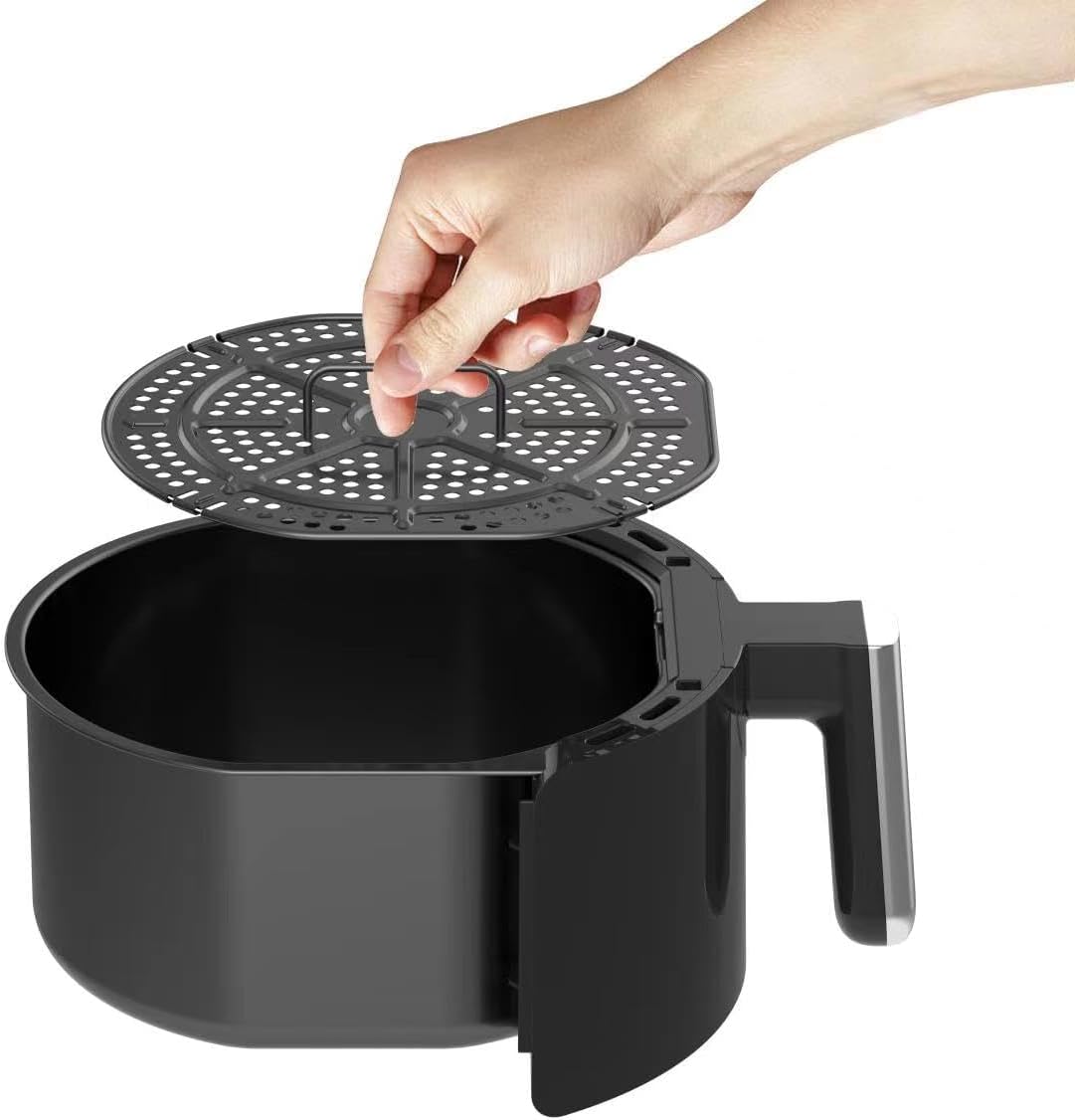 KHIND Digital Air Fryer, 1200W - Crisp, Juicy Results Every Time! Large 4-Liter Capacity, Precise Temperature Control, Precise Cooking with Durable Design, Black, ARF40CD