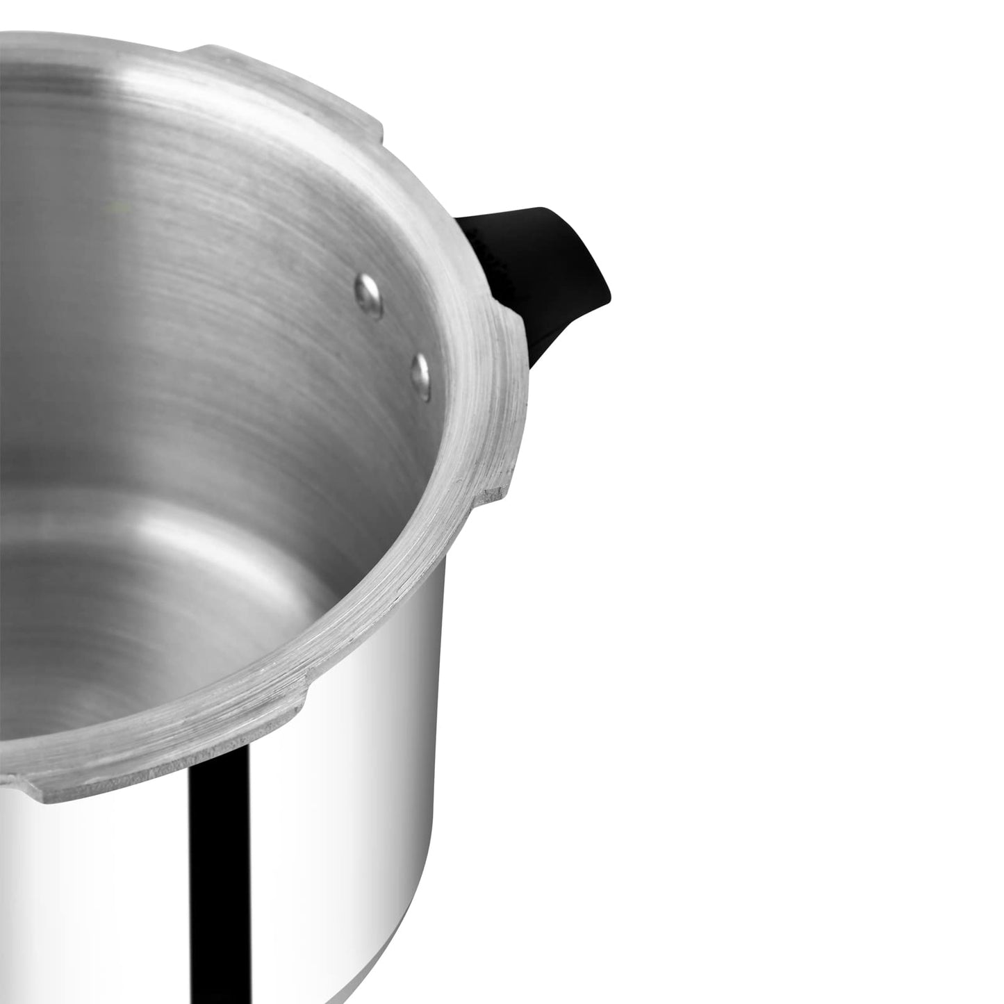 Prestige Popular Pressure Cooker | Aluminium Cooker with Lid 5 Ltr| Silver