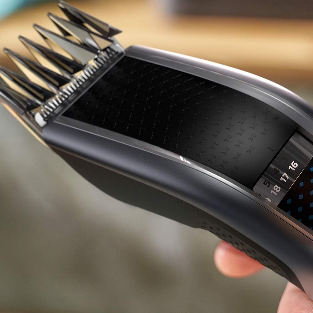 Philips Hc5630/13, Series 5000 Washable Hair Clipper, Grey/Black