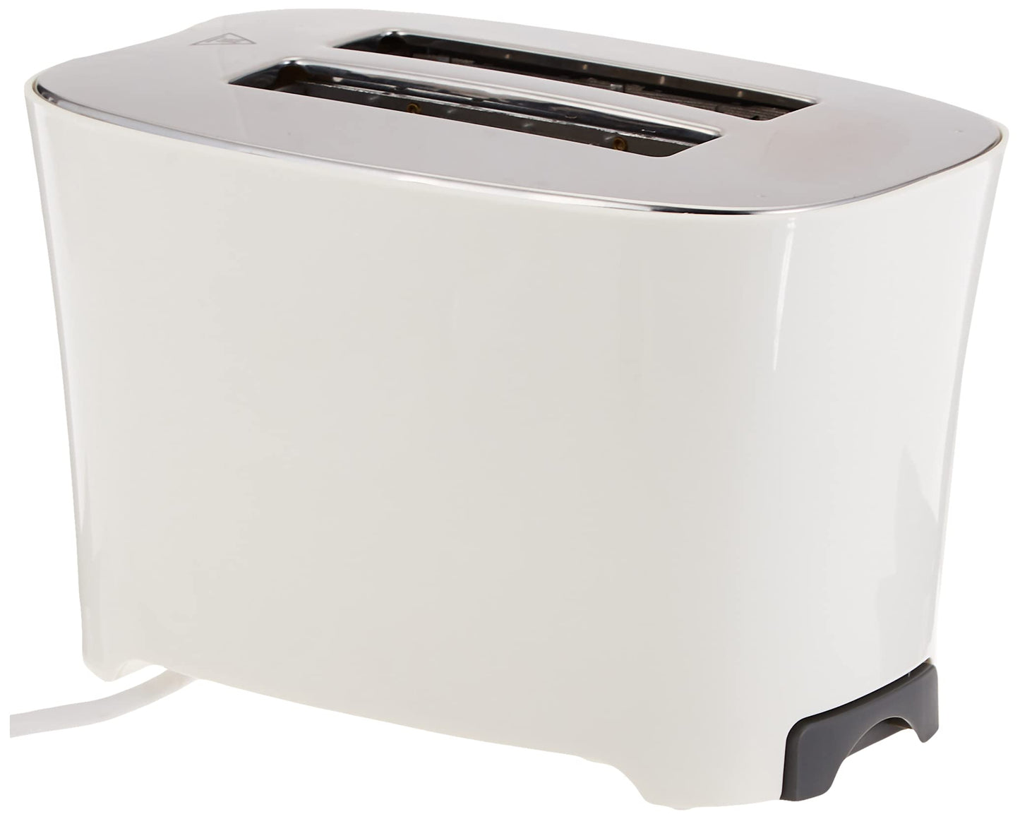 BLACK+DECKER 750W 2 Slice Cool Touch Bread Toaster, White - ET125-B5,