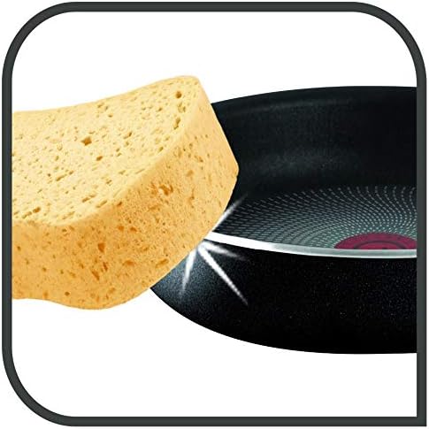 Tefal G6 Tempo Flame 32 Cm Non Stick Frypan With Thermo Spot, Red, Aluminium, C3040883