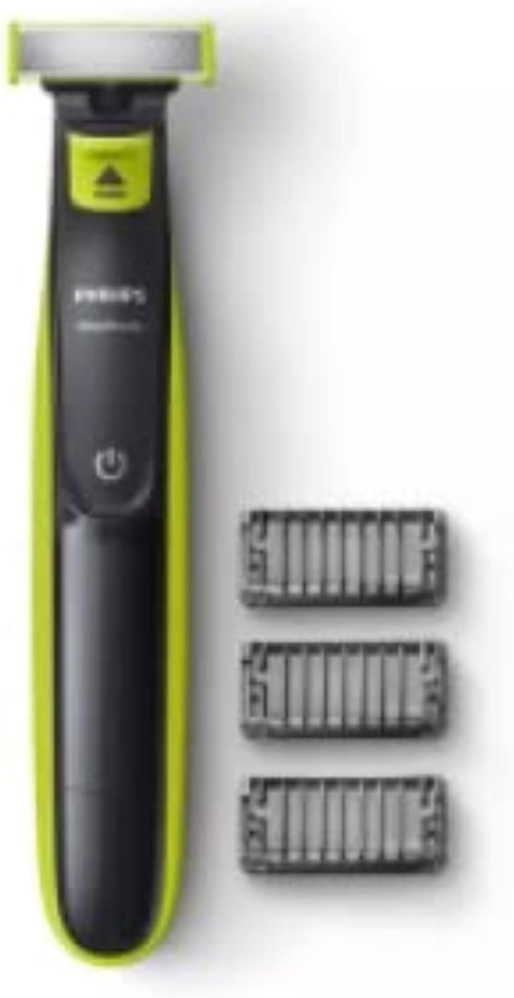 Philips QP2520/33,Philips OneBlade Electric Trimmer, QP2520/33, Trim, edge & Shave, Lime green, charcoal grey, International Version
