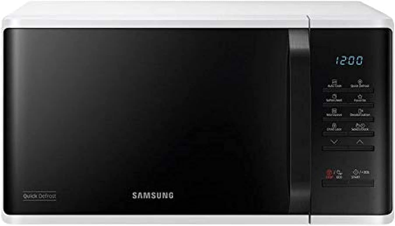 Samsung 23 Liters Solo Microwave with Quick Defrost, White - MS23K3513AW"Min 1 year manufacturer warranty"
