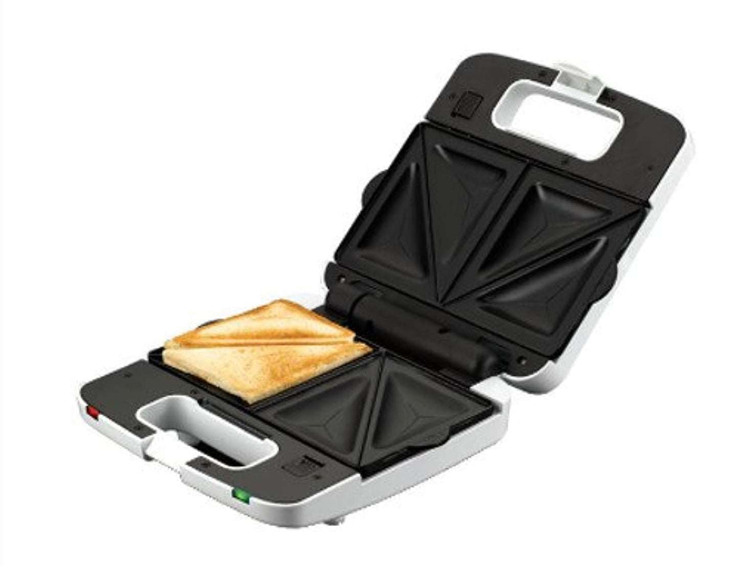 KENWOOD 2-in-1 Sandwich Maker & Grill with 2 Sets of Non Stick Multifunctional Plates for Grilling and Toasted Sandwiches SMP02.000WH White