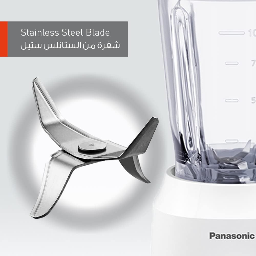 Panasonic - 400W Blender With 2 Mill - Mxex1021Wtz"Min 1 year manufacturer warranty"