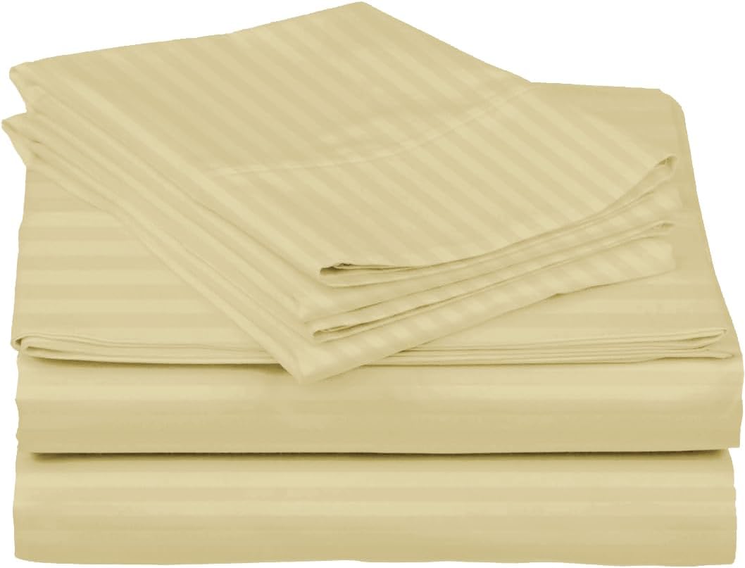Split Head California King Sheets Sets for Adjustable Beds - 100% Egyptian Cotton 800TC Split Head Flex Top 18" Deep Pocket - 34" Top Split Cal-King, White Solid