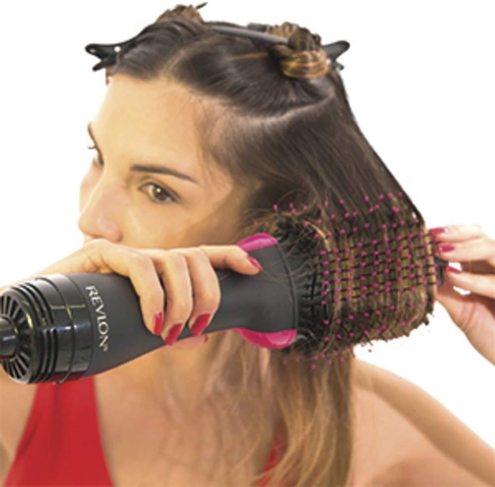Revlon RVDR5282 One-Step Combo Pack 1 Volumiser + Paddle Brush Styler - Black