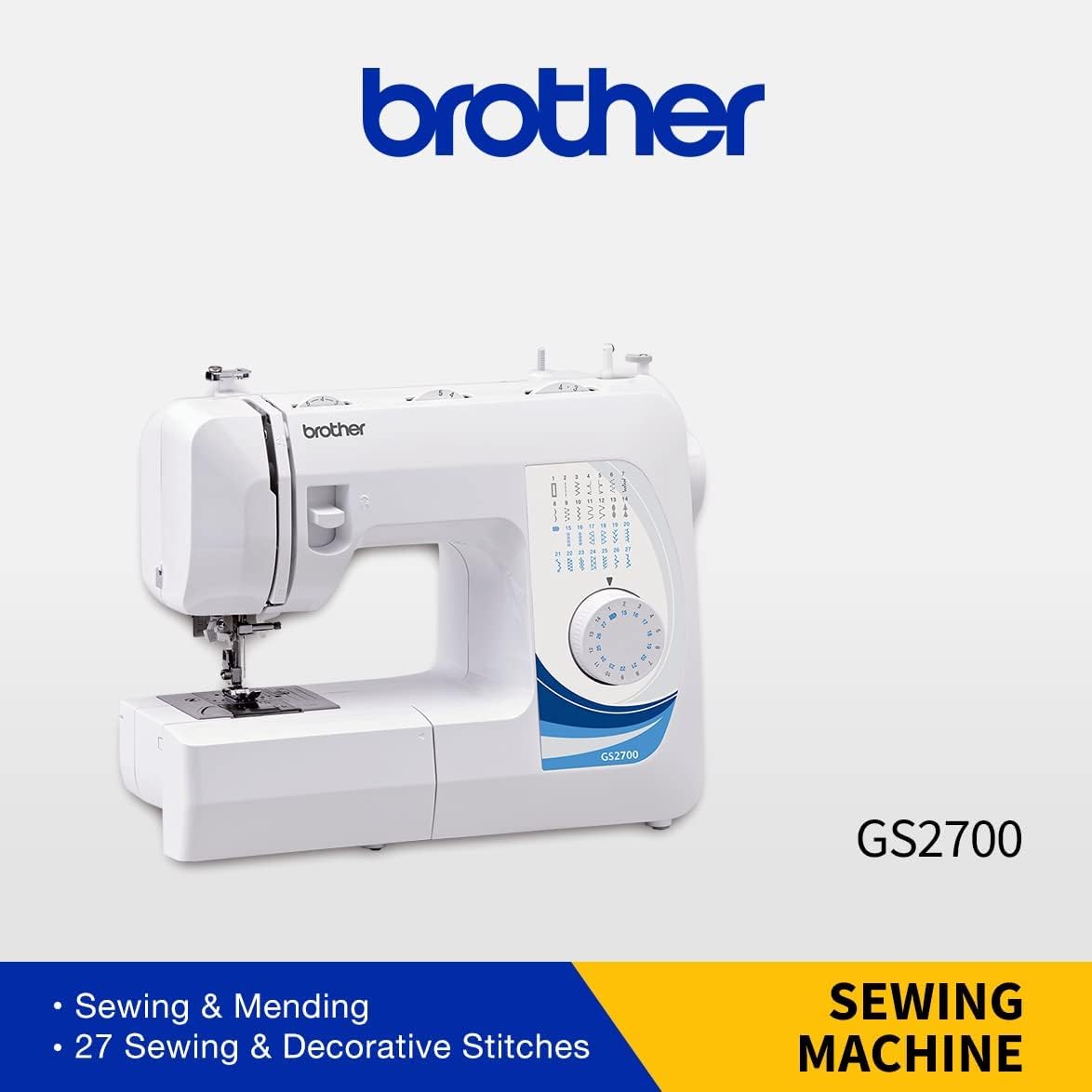 Brother Sewing Machine, GS3700, 37 Stitches, LED Sewing Light, Automatic Buttonhole Sewing