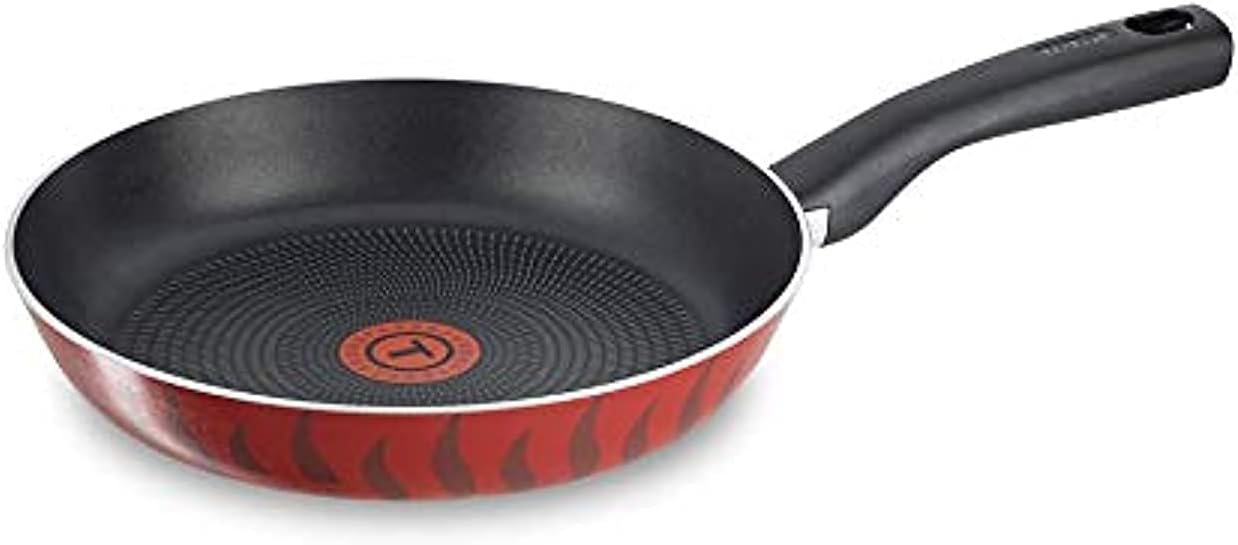 TEFAL Tempo 24 cm Frypan, Red, Aluminium, C5480482