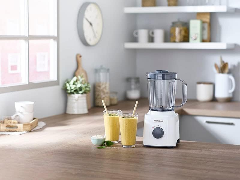 Kenwood Blender 2.0 L Jar 650 Watts With 2 Mill And 1 Extra Jar, White, Blp406Wh