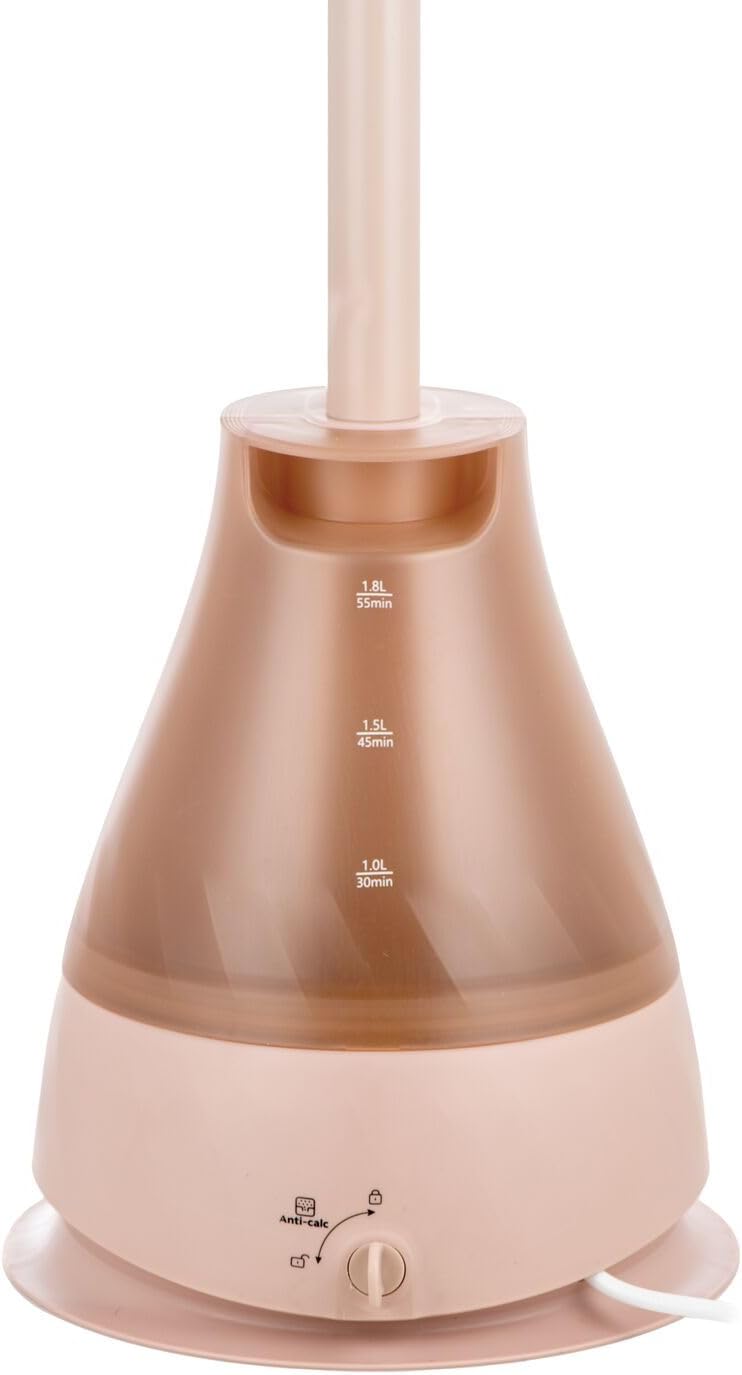 BLACK+DECKER 2400W 1.5L Upright Garment Steamer 35gm/min Steam, With Adjustable Double Poles Rotary Wheels, Multiple Attachments, For Quick Wrinkle Free&Santized Garment GST2400-B5