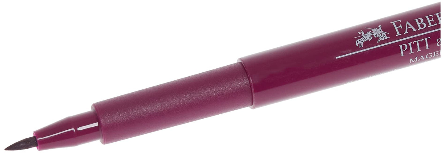 Faber-Castell Art & Graphic Pitt Artist Pen Brush India Ink Pen, Black, Single Pitt Pen, For Art, Craft, Drawing, Sketching, Home, School, University, Colouring