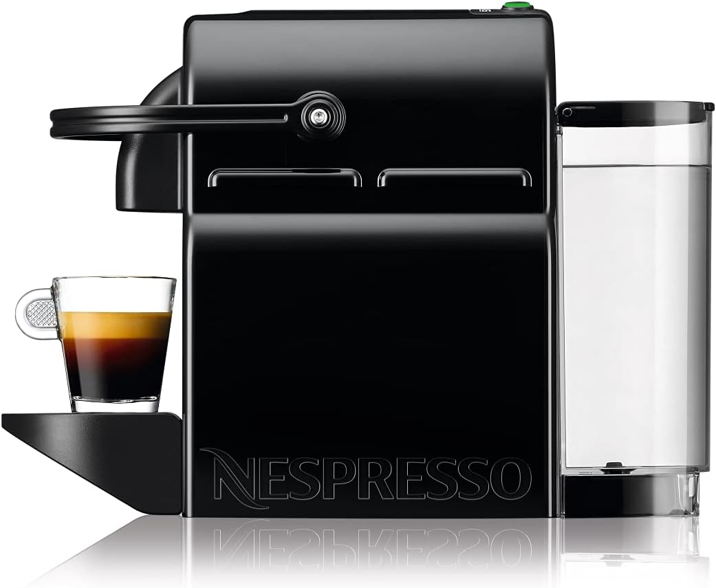 Nespresso Inissia Coffee Machine, Black, D40-ME-BK-NE – UAE Version