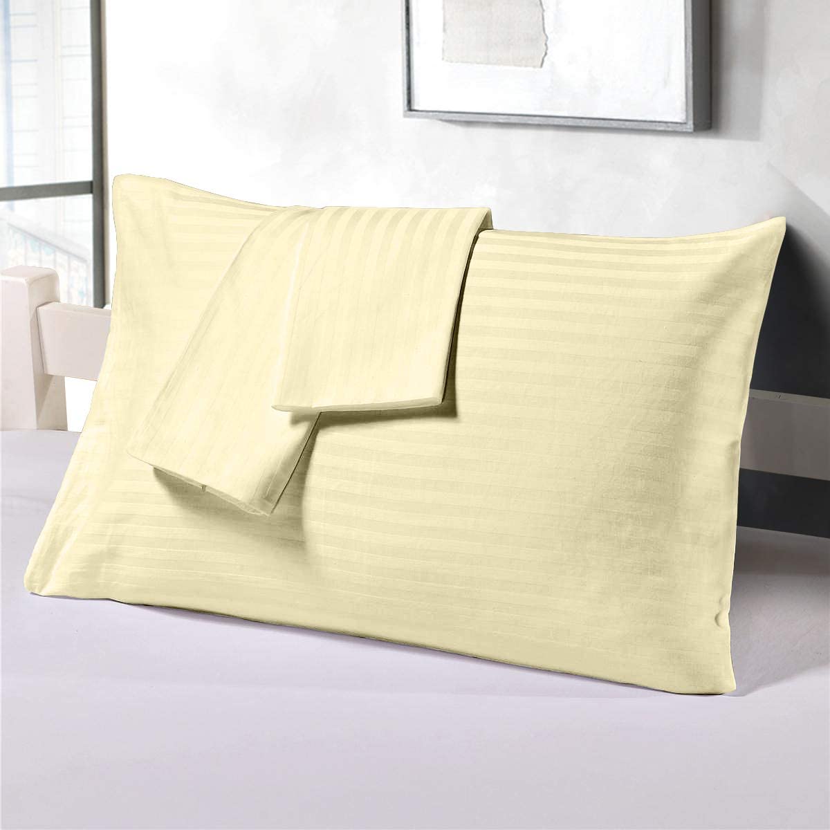 Split Top California King Sheets Split Head California King Sheets Sets for Adjustable Beds- 100% Egyptian Cotton 800TC Split Head Flex Top 18" Deep Pocket - 32" Top Split Cal-King, Dark Grey Stripe