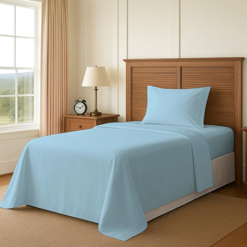 Pizuna Pure 100% Cotton Sheets Split King Size, 600 Thread Count Long Staple Cotton Crisp Sateen Sheets Split King with 15" Deep Pocket (Combed Black Cotton Sheets Split King)