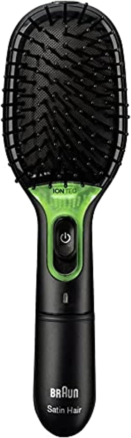 Braun Satin 7 Hair Styler Comb Brush, Black, BR710