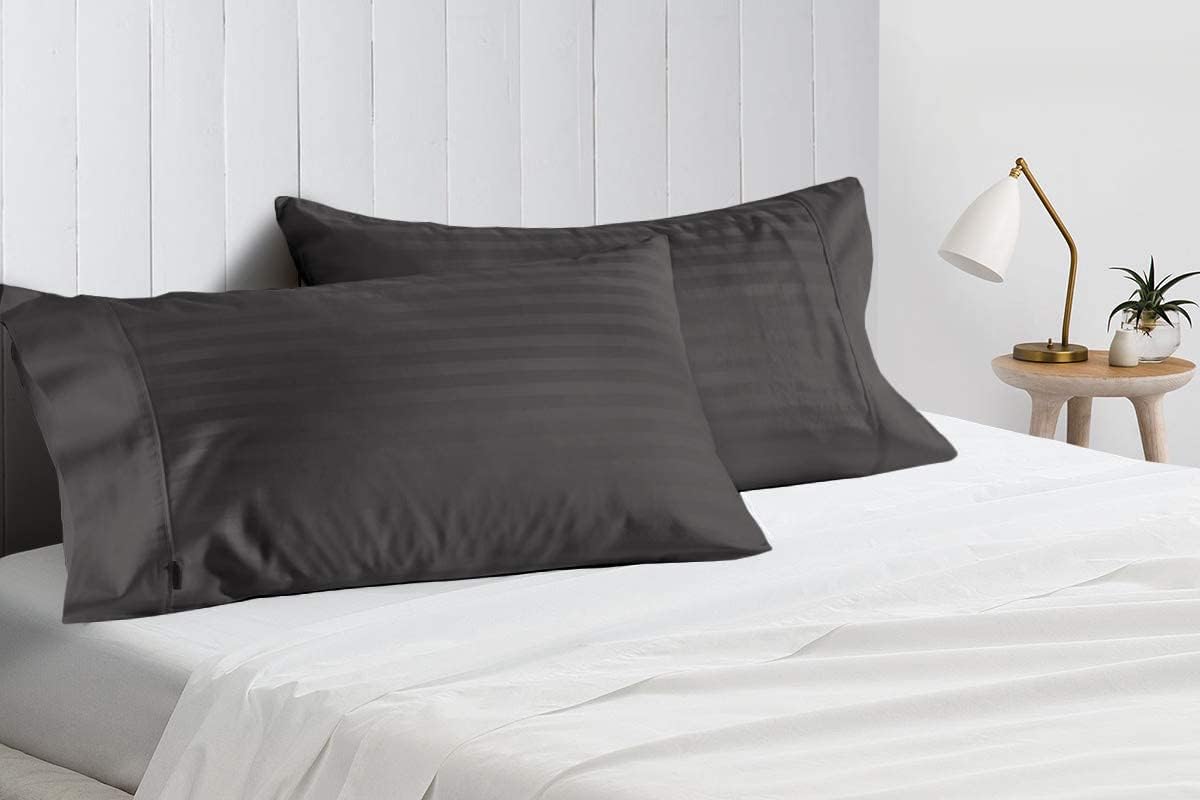 Split Head California King Sheets Sets for Adjustable Beds - 100% Egyptian Cotton 800TC Split Head Flex Top 18" Deep Pocket - 34" Top Split Cal-King, White Solid