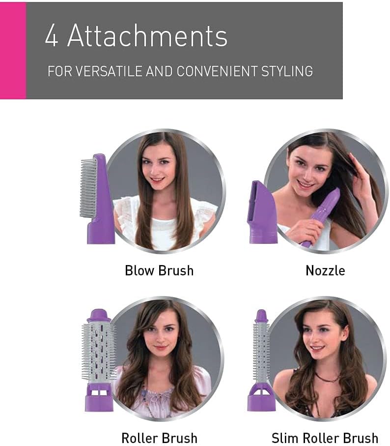 Panasonic Eh-Ka31 Hair Styler Blow Brush 3 Attachments