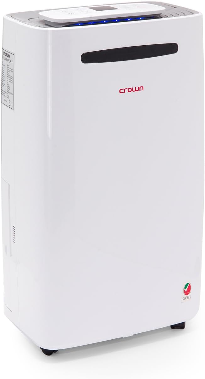 Crownline dehumidifier md-231 : 220-240 v, 50 hz, 450w, 2.4 a, r134a/90g, whitemin 1 year manufacturer warranty