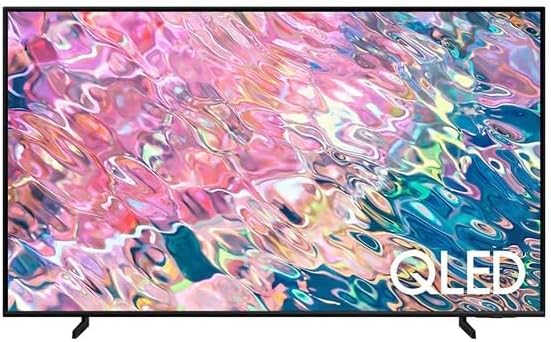 SAMSUNG Smart TV, QLED 4K, Q80B, 55 Inch, Sand Carbon, 2022, Quantum HDR 12x, Dolby Atmos Audio, Smart Hub, with 4 Speakers and In-Built Woofer, Direct Full Array, QA55Q80BAUXZN, 55 inches