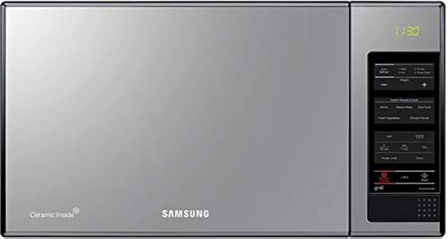 Samsung 40 Liter Microwave Oven Grill MG402MADXBB, 1300 Watts - Silver/Black
