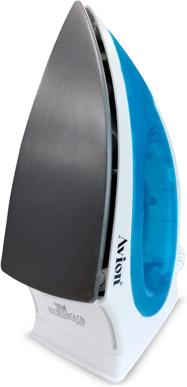 Avion Dry Iron with Non-Stick Coated Solo Plate | Intelligent power -Off Technology And overheat protection -AX48DI