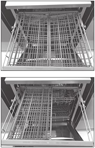 Sharp 8 Programs 14 Place Settings 3 Layered, Stainless Steel Tub Free Standing Dishwasher Silver ~ Qw-Ma814-Ss3"Min 1 year manufacturer warranty"