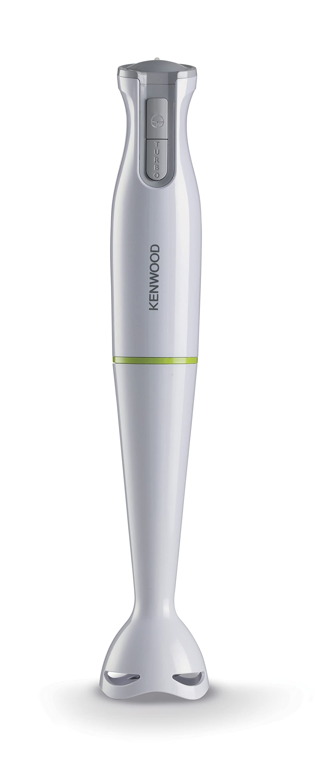 KENWOOD Hand Blender Metal Wand 600W Stick with Graduated Beaker, Turbo Function, Removable for Easy Cleaning HBM02.001WH White/Silver