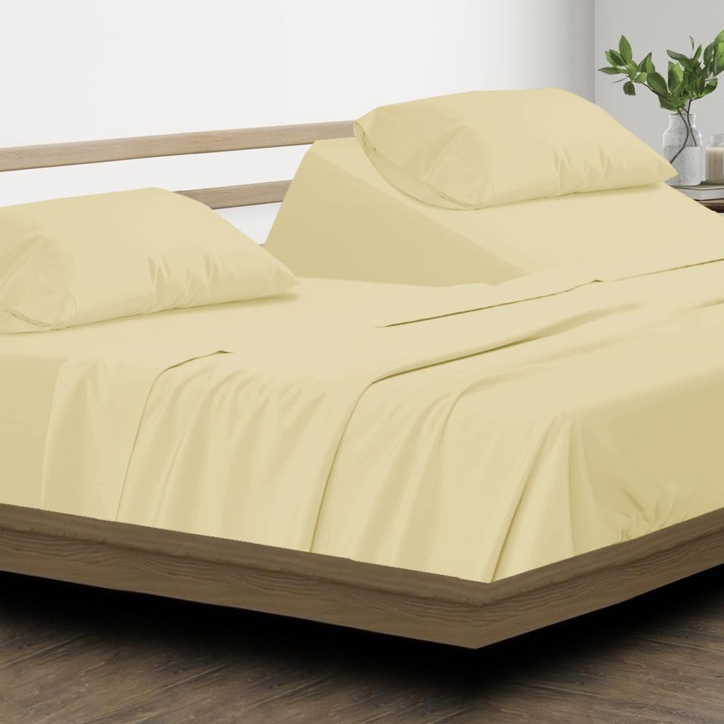 Split Top California King Sheets Split Head California King Sheets Sets for Adjustable Beds- 100% Egyptian Cotton 800TC Split Head Flex Top 18" Deep Pocket - 32" Top Split Cal-King, Dark Grey Stripe