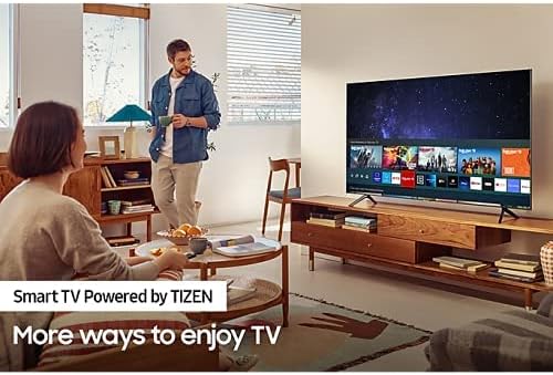 Samsung 55 Inch TV UHD 4K Processor Slim Look Built In Receiver - UA55AU7000UXZN (2021 Model)