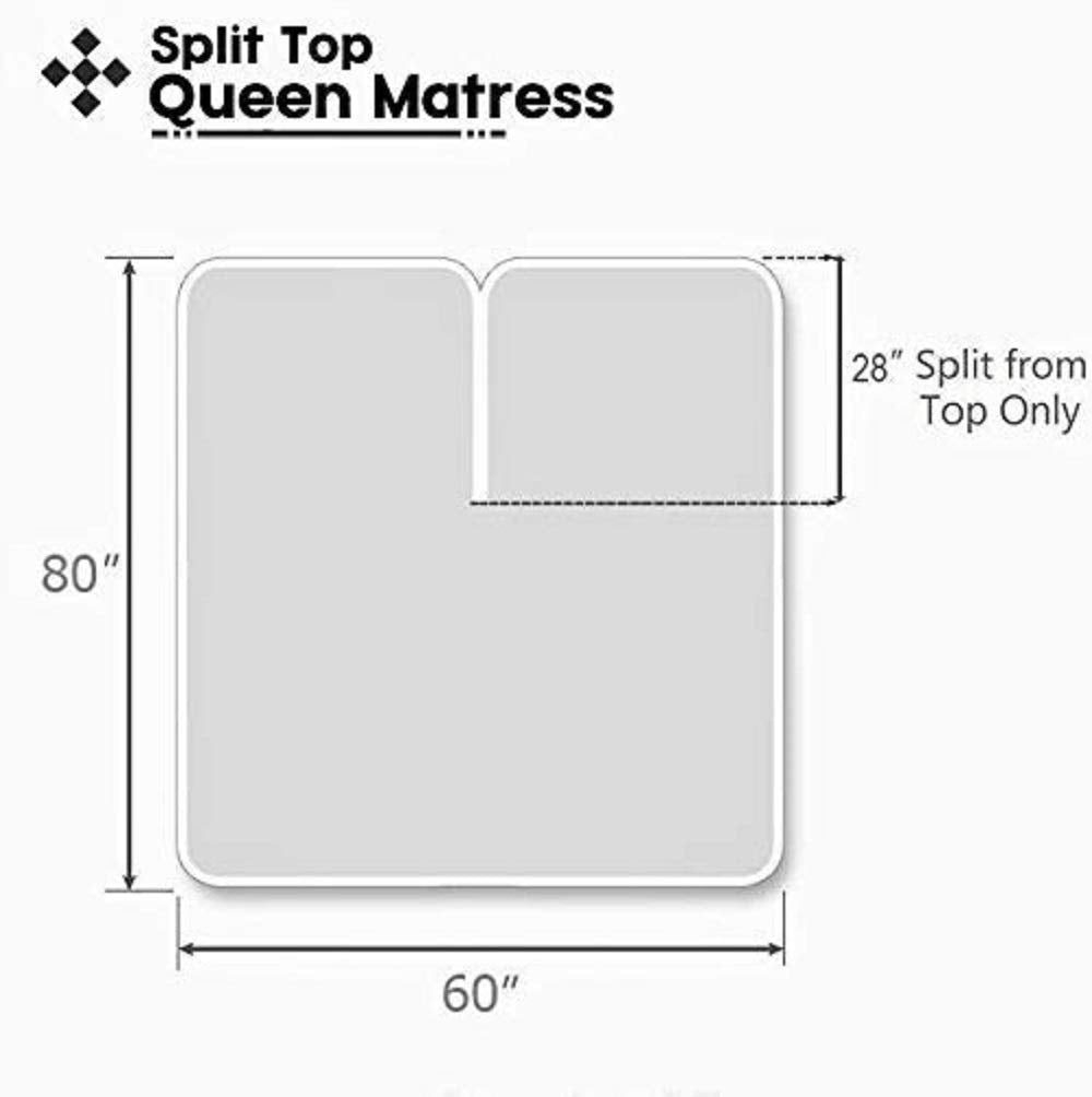 Split Top California King Sheets Split Head California King Sheets Sets for Adjustable Beds - 100% Egyptian Cotton 800TC Split Head Flex Top 18" Deep Pocket - 34" Top Split Cal-King, Plum Solid