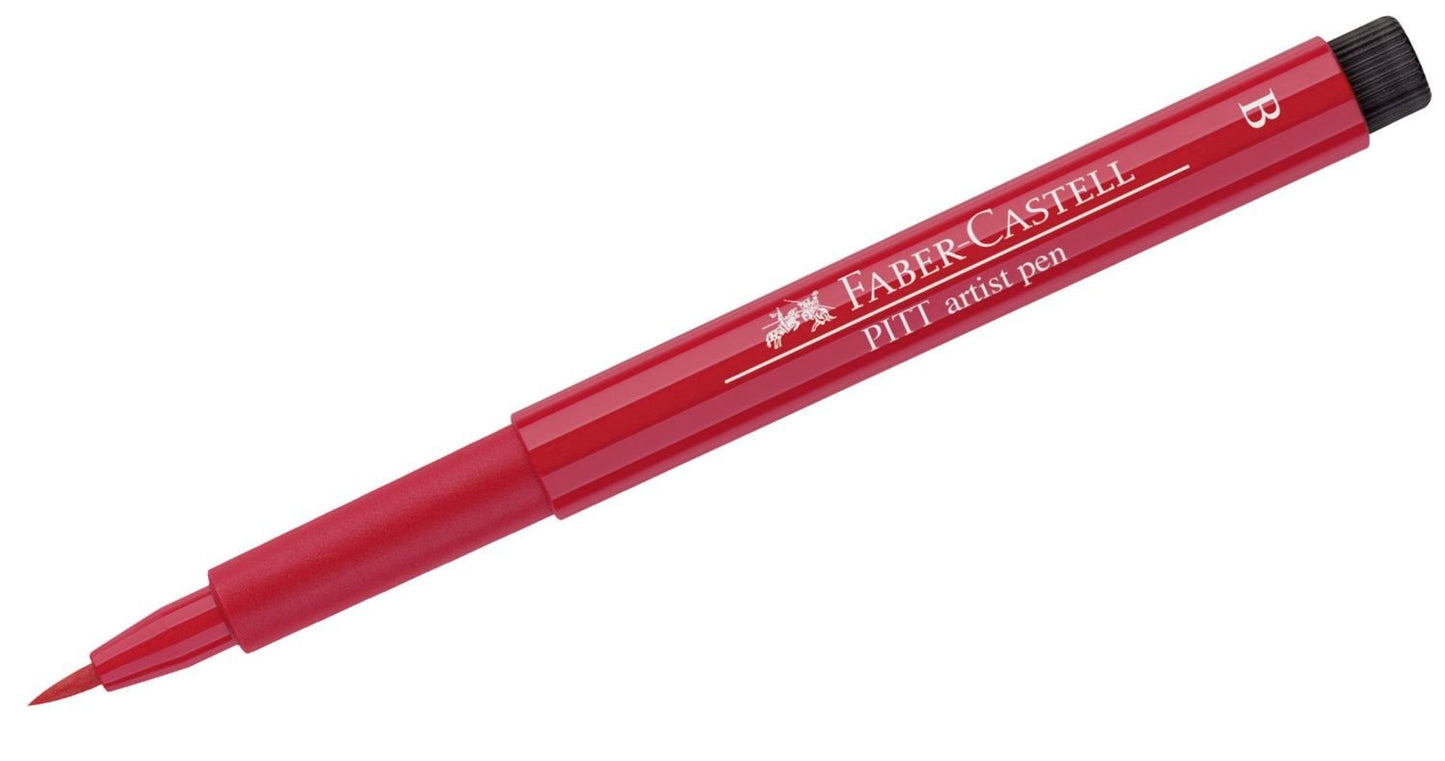 Faber-Castell Art & Graphic Pitt Artist Pen Brush India Ink Pen, Black, Single Pitt Pen, For Art, Craft, Drawing, Sketching, Home, School, University, Colouring