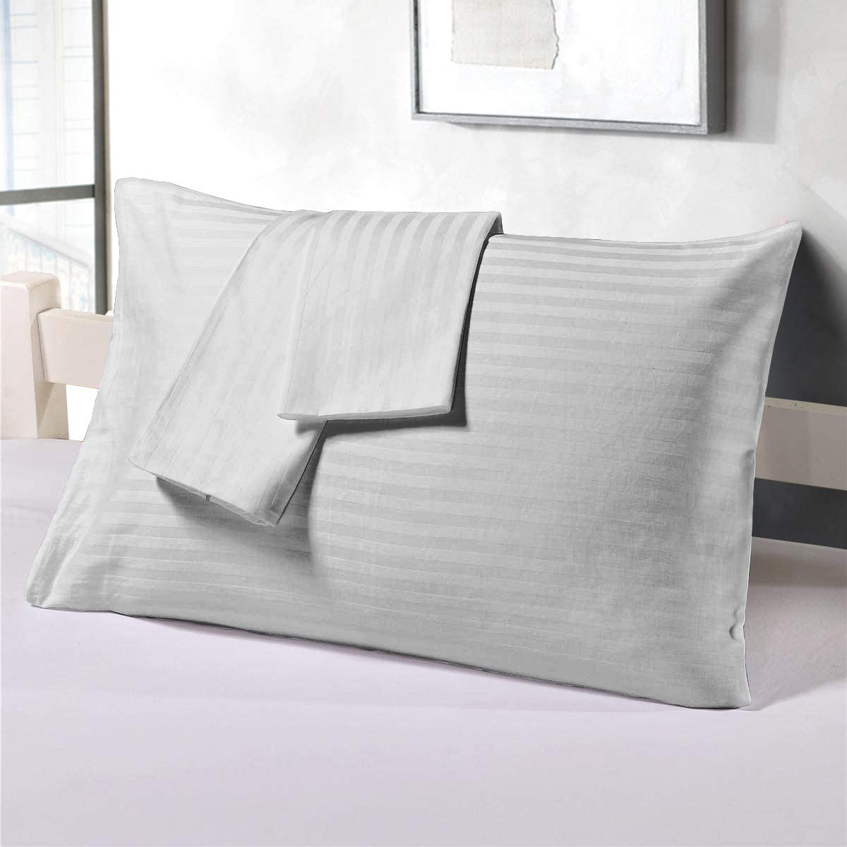 Split Head California King Sheets Sets for Adjustable Beds - 100% Egyptian Cotton 800TC Split Head Flex Top 18" Deep Pocket - 34" Top Split Cal-King, White Solid
