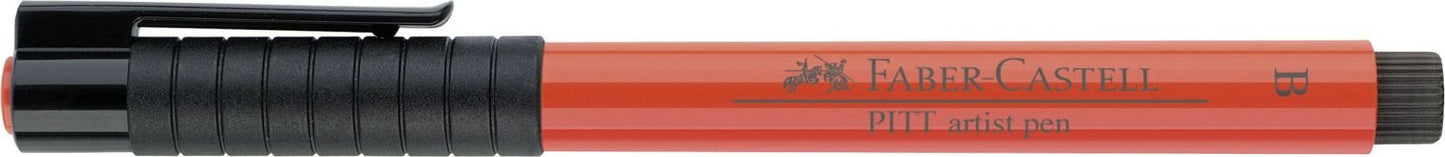 Faber-Castell Art & Graphic Pitt Artist Pen Brush India Ink Pen, Black, Single Pitt Pen, For Art, Craft, Drawing, Sketching, Home, School, University, Colouring