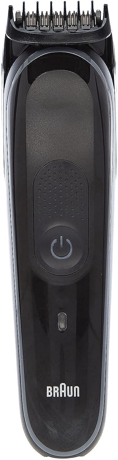 Braun MGK5245 7 in 1 Hair Clipper, Beard and Face Trimmer, Black/Blue