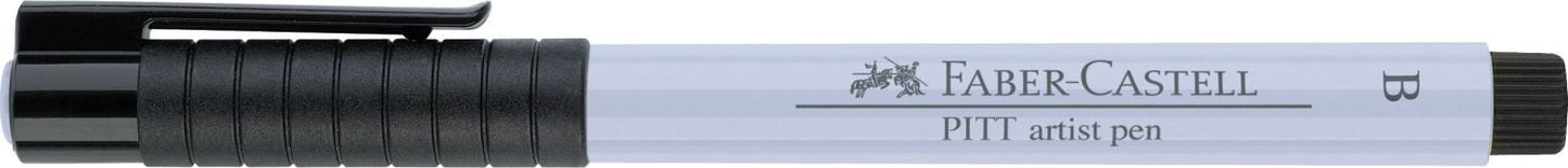 Faber-Castell Art & Graphic Pitt Artist Pen Brush India Ink Pen, Black, Single Pitt Pen, For Art, Craft, Drawing, Sketching, Home, School, University, Colouring