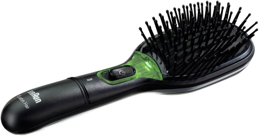 Braun Satin 7 Hair Styler Comb Brush, Black, BR710