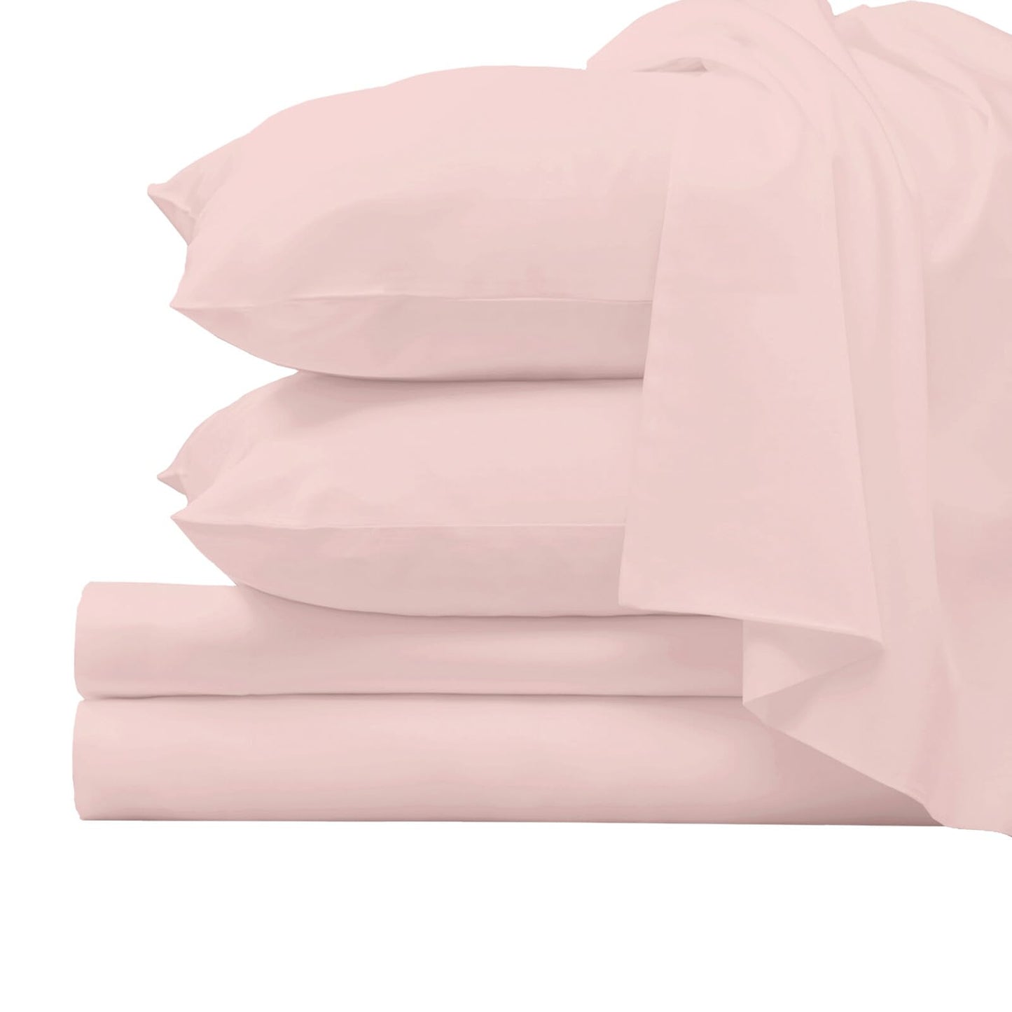 Pizuna Pure 100% Luxury Cotton Full Size Bed Sheets Set Dark Grey, 1000 Thread Count Long Staple Cotton Sateen Thick Sheet & Pillowcase Set, Deep Sheets fits 15" (Combed Cotton Bed Sheets Set)
