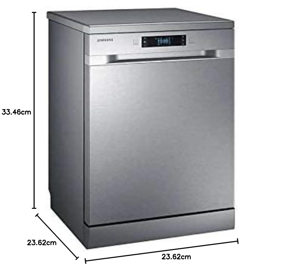SAMSUNG Dishwasher Freestanding Full Size 13 Place Settings Silver Model DW60M6040FS -1 Years Full Warranty.