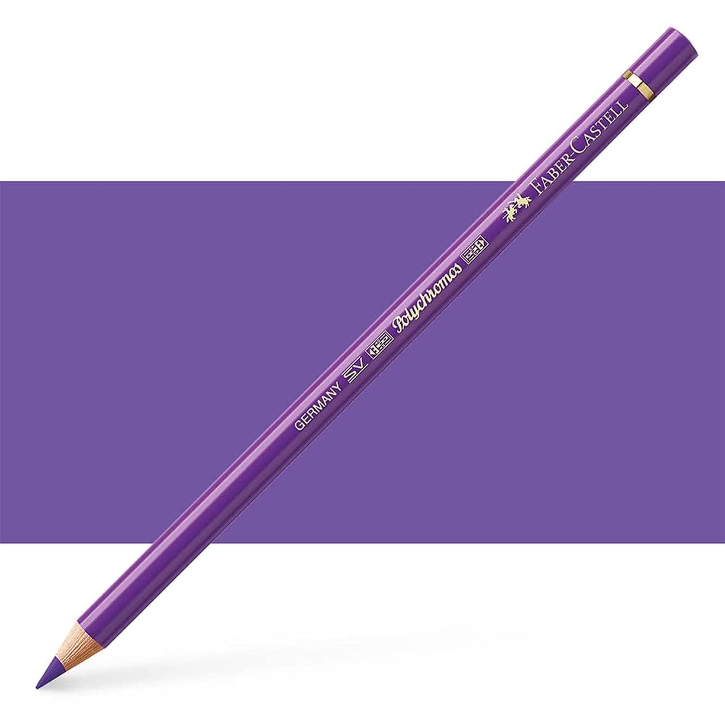 Faber-Castell Art & Graphic Polychromos Colour Pencil, (199), Black, for Art, Craft, Drawing, Sketching, Home, School, University, Colouring