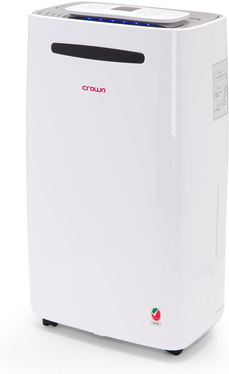 Crownline dehumidifier md-231 : 220-240 v, 50 hz, 450w, 2.4 a, r134a/90g, whitemin 1 year manufacturer warranty