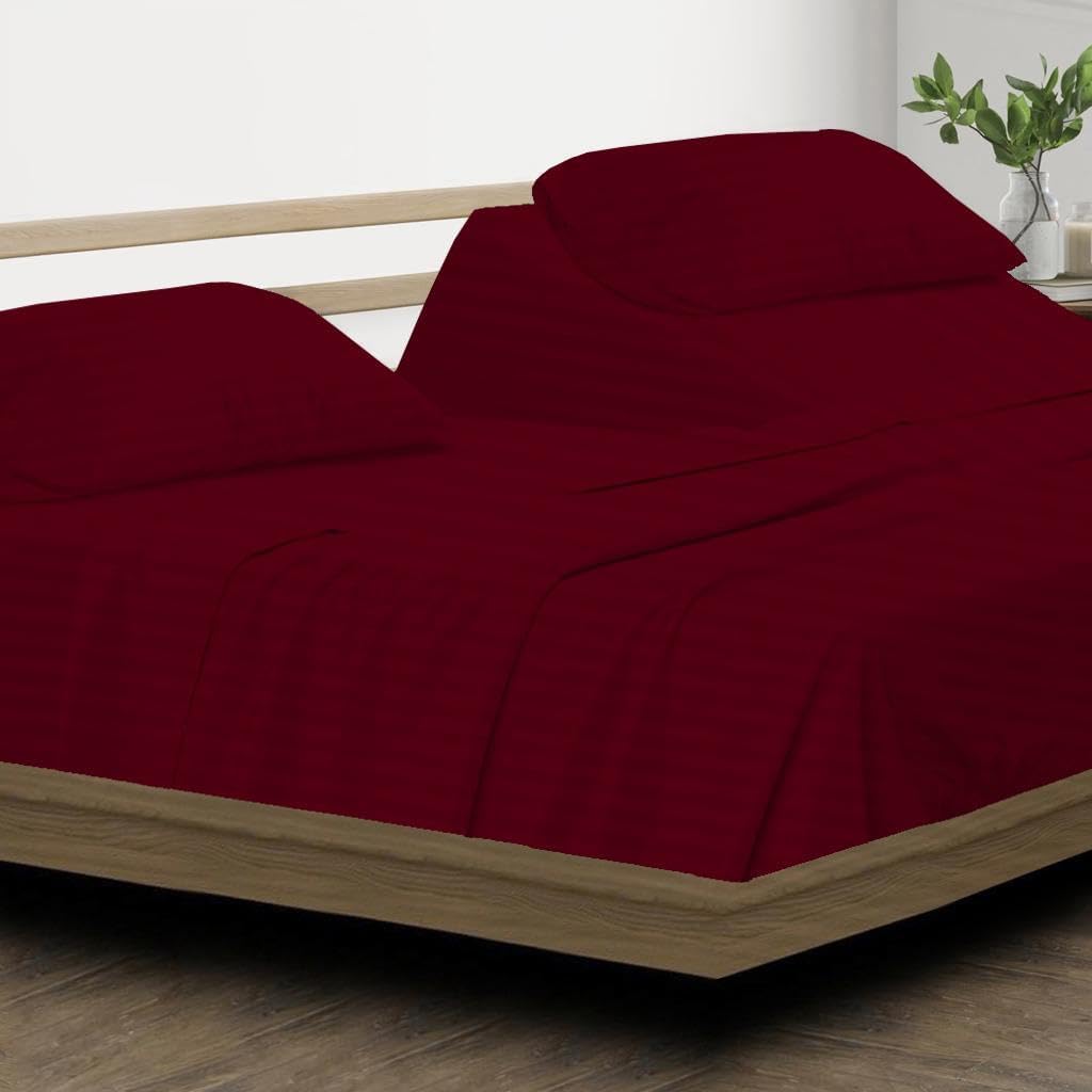 Split Head California King Sheets Sets for Adjustable Beds - 100% Egyptian Cotton 800TC Split Head Flex Top 18" Deep Pocket - 34" Top Split Cal-King, White Solid