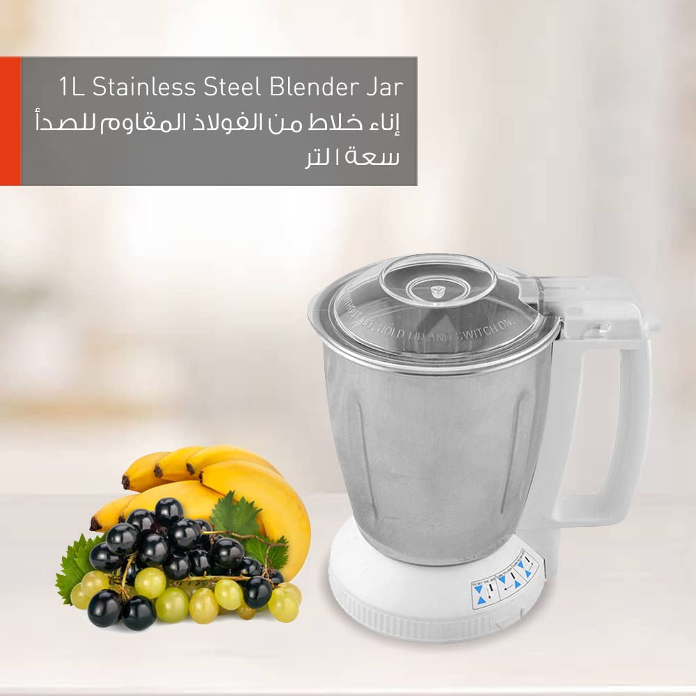 Panasonic MX-AC210 550W 2-Jar Blender Mixer Grinder, 220-volt (Not for USA)