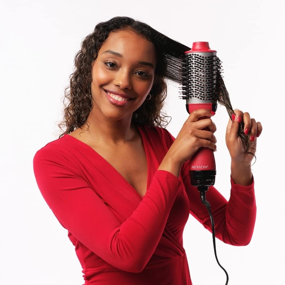 Revlon RVDR5282 One-Step Combo Pack 1 Volumiser + Paddle Brush Styler - Black