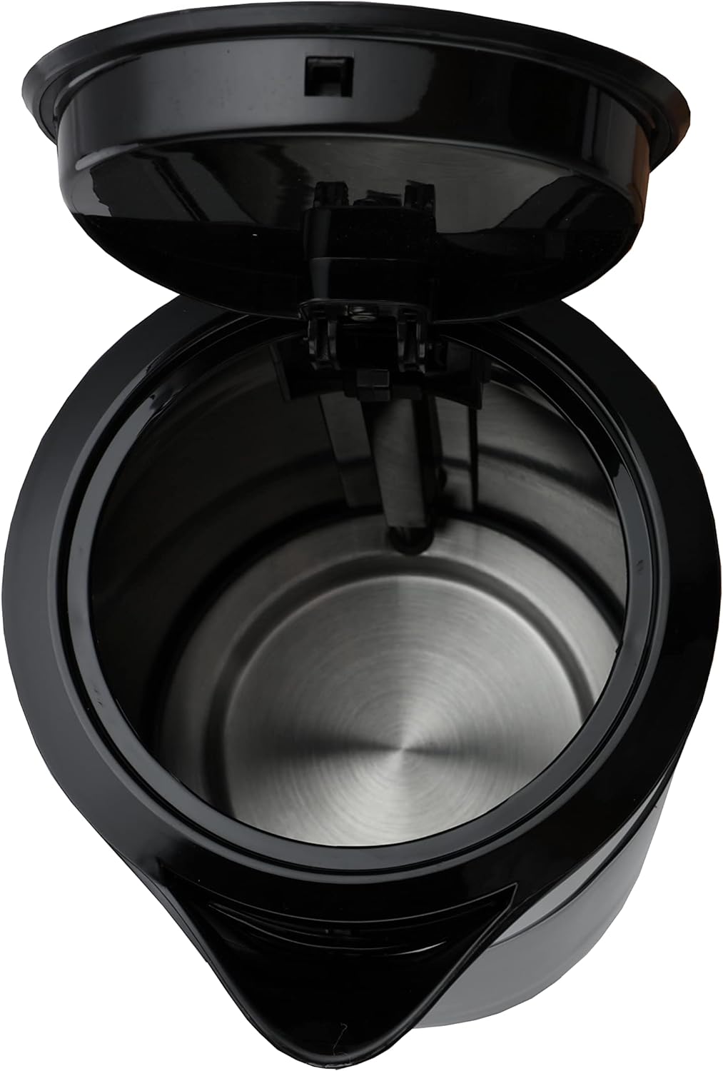 Admiral Electric Kettle, 2200W Power, 1.7L,with Boil Dry Protection, Auto Lid Open & Auto Shut Off Function, Perfect for Beverages, 1 Year Warranty, Black, ADBK17P.