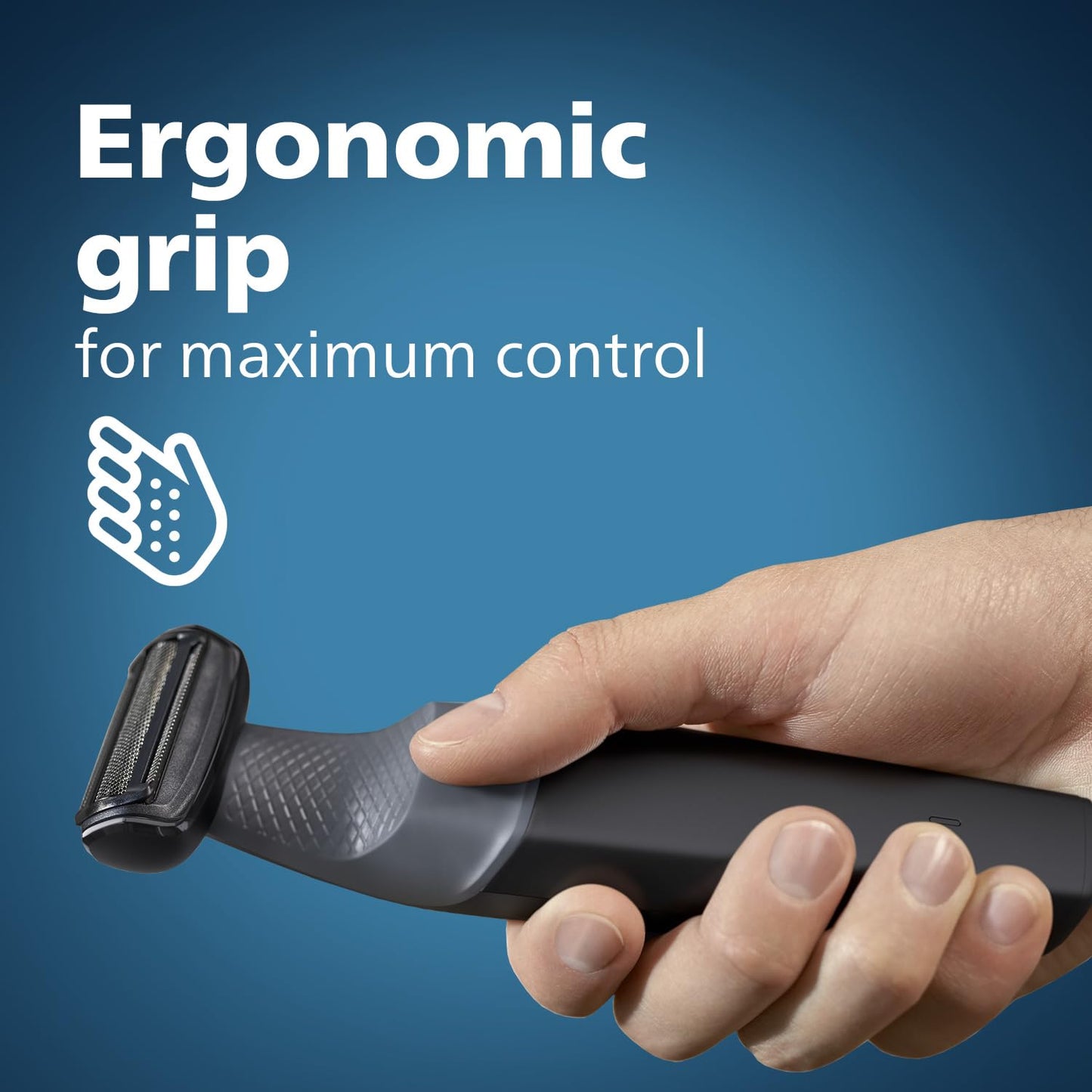 Philips Bodygroom 3000 Series | Body Groomer for Men | Skin-Friendly Shaver | Full Body Grooming | Bi-directional Trimmers | BG3010