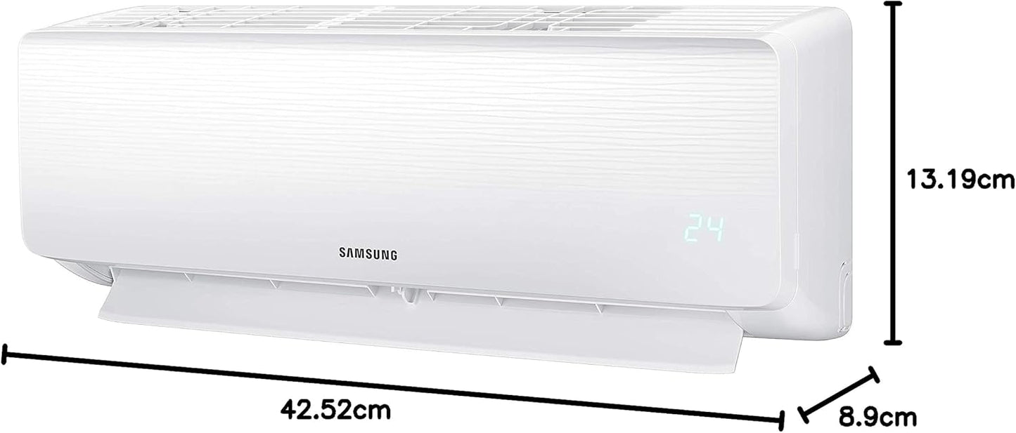 Samsung 1.5 Ton Split Air conditioner with rotary compressor, white - AR18TRHQKWK/GU, 1 Year Warranty