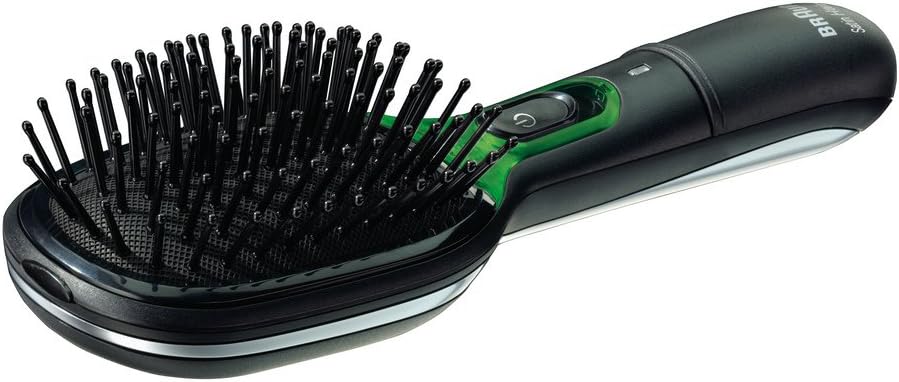 Braun Satin 7 Hair Styler Comb Brush, Black, BR710