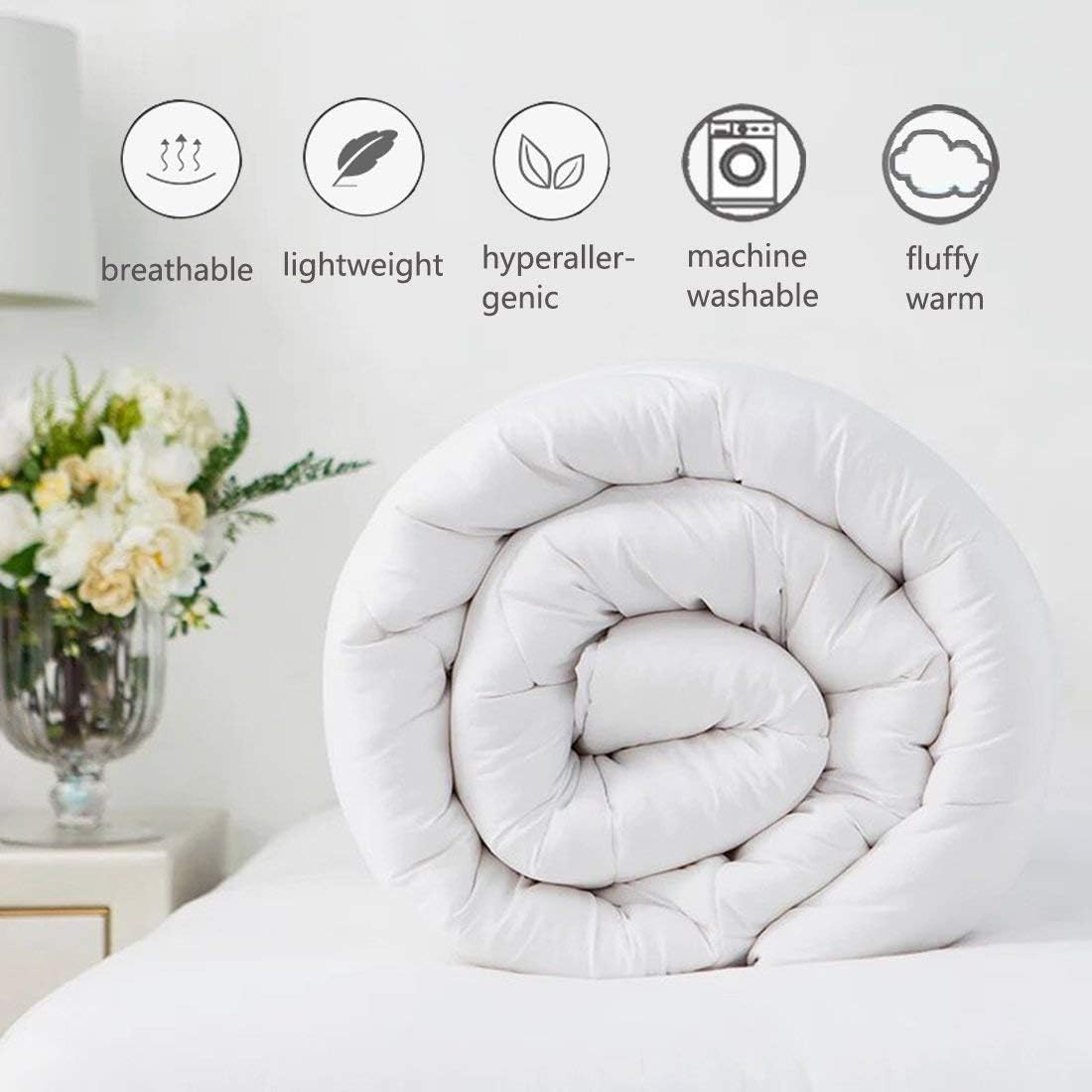 Premium Quality - King/California King Size (94" x 104") Inches, 3Pcs Pinch Pleated Comforter Set, 400GSM 100% Egyptian Cotton 800 Thread Count - Chocolate Solid