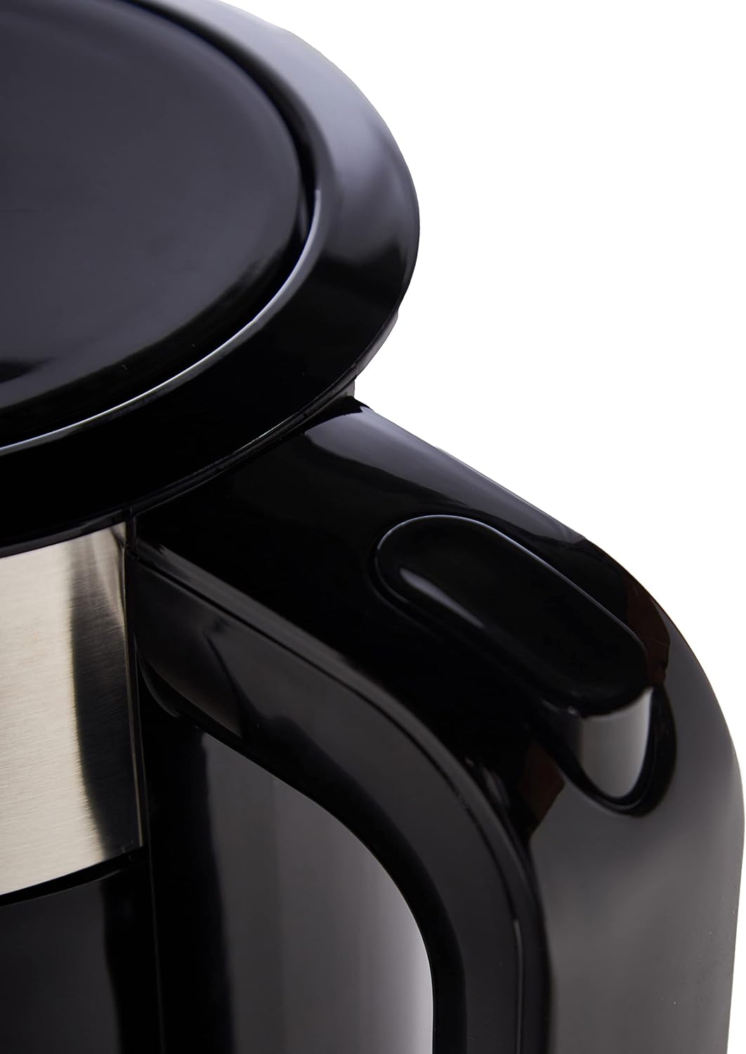 Admiral Electric Kettle, 2200W Power, 1.7L,with Boil Dry Protection, Auto Lid Open & Auto Shut Off Function, Perfect for Beverages, 1 Year Warranty, Black, ADBK17P.